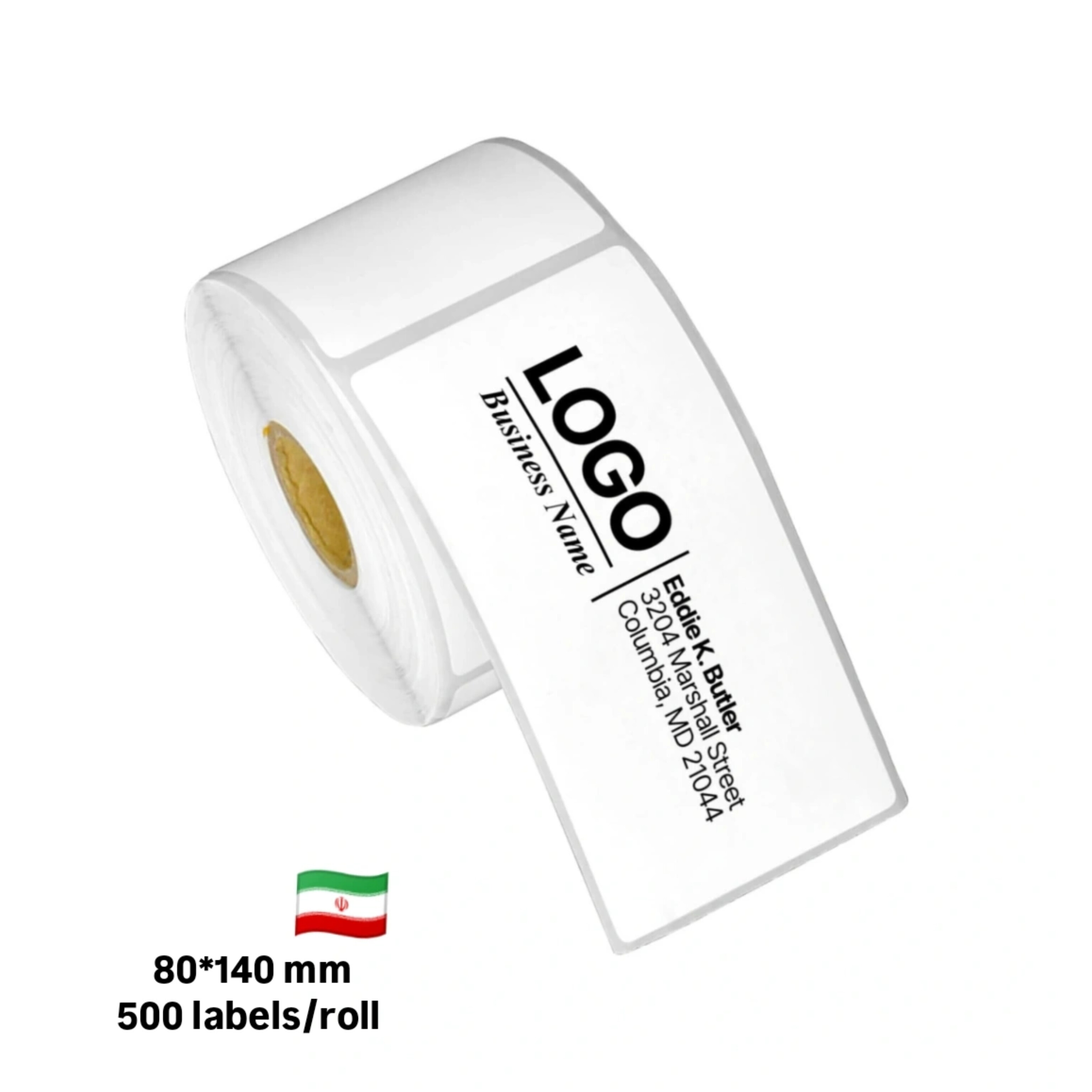 لیبل حرارتی 140*80 ایرانی 